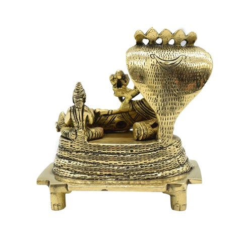 Brass Vishnu Narayan Lakshmi – PujaNpujari