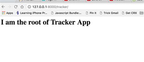 Django Example Web Application 的图像结果