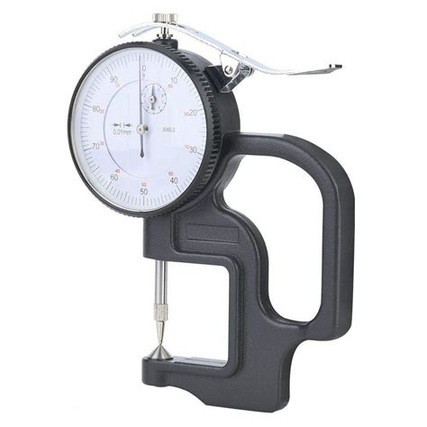 Buy LIANGANAN Dial Thickness Meter Gauge, Plastic Casing 0-10mm ...