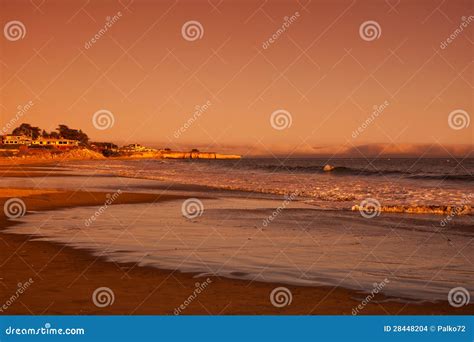 Sunset in Santa Cruz stock photo. Image of state, sunset - 28448204