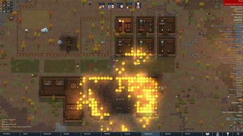 They said not to build with wood, i tempted fate, Zzztt... : r/RimWorld