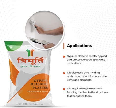Trimurti Plaster of Paris Gypsum Powder POP for Sculptures, Mould ...