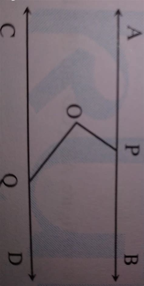 2. In the given figure, AB||CD and O is any point between the two lines ...