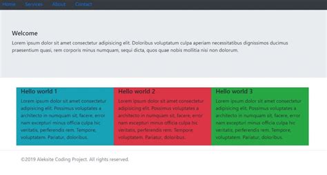 Image result for Bootstrap Section Design Examples