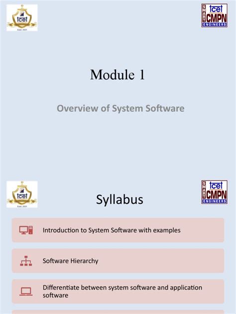 System Software Module 1 的图像结果