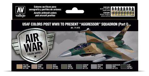 71.616 Vallejo Model Air Set - Airwar Colour Series - USAF colors post ...