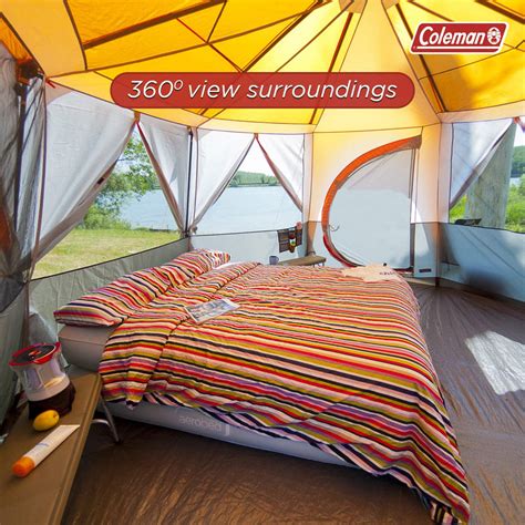 Coleman Cortes Octagon 8 Tent (Orange)