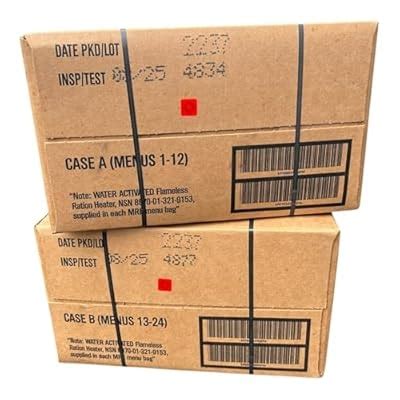 MRE Meals Ready to Eat A and B Cases 2025 India | Ubuy