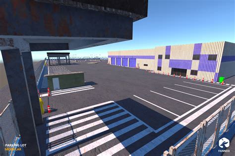 3D Modular Parking Lot V1 - Blender FBX Model - TurboSquid 2268378