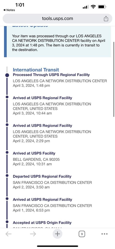 No update in 9 days - “processed through USPS regional facility” : r ...