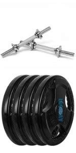 Buy Leeway Adjustable Dumbbell Weight Set 40kg (2.5X8+5X4)| Rubber ...