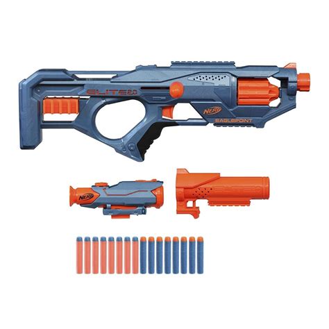 Buy Nerf Elite 2.0 Eaglepoint RD-8 Blaster,8-Dart Drum, Detachable ...