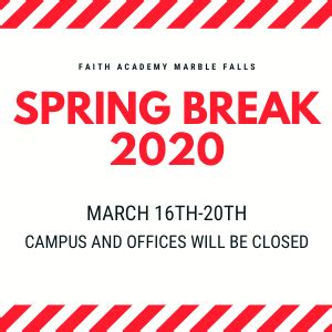 Image result for Spring Break 2020.com