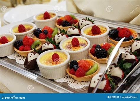 Dessert Tray stock image. Image of raspberries, tuxedo - 3285291