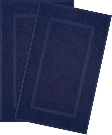 Amazon.com: Cotton Paradise 100% Cotton Bath Mats for Bathroom Floor ...