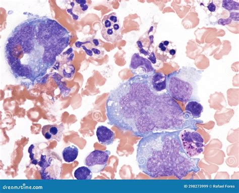 Pleural Lymphoma, Cytology. Stock Image - Image of cell, medical: 298273999