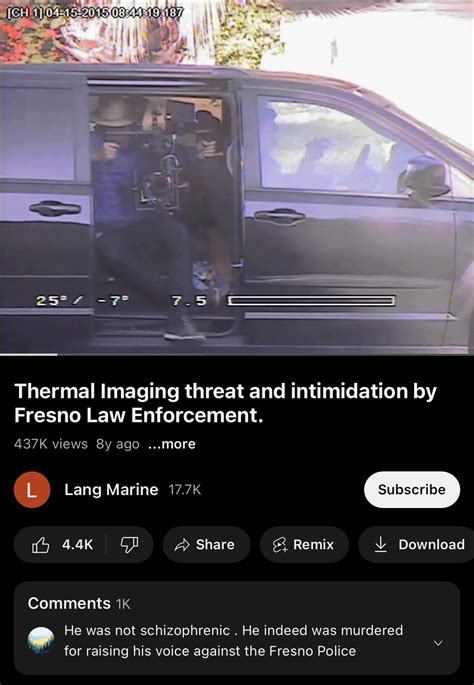 Let us not forget John Lang and how the Fresno Police department ...