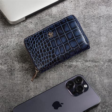 Genuine Leather Card Holder Wallet | Luxury Full Zip Slim Wallet
