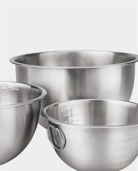 Stainless Steel Mixing Bowls — Set of 3 – Breadtopia
