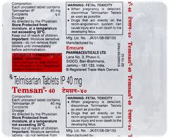 Temsan 40 Tablet: Uses, Side Effects, Price & Substitutes