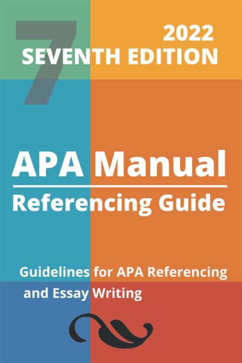Buy APA Manual 7th Edition 2022 Referencing Guide: Guidelines for APA ...