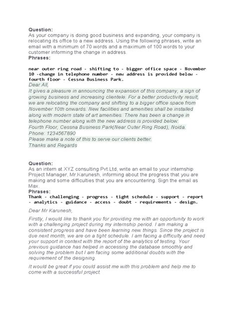 Image result for Versant Email Writing Samples