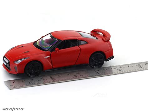 Nissan Skyline GT-R R35 Matte Red 1:33-42 RMZ City licensed pull back ...