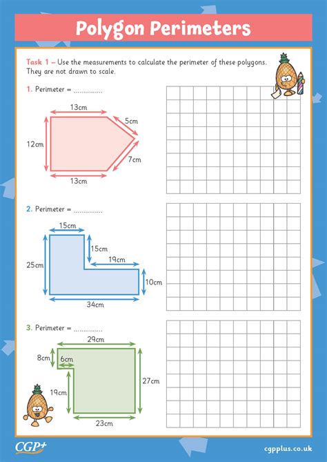 Perimeter of Polygons Worksheets - Worksheets Library