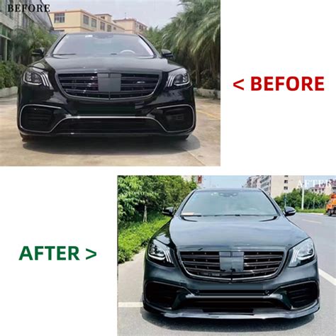 S CLASS W222 2014-2017 UPGRADE FACELIFT CONVERSION BODYKIT BRABUS KIT ...