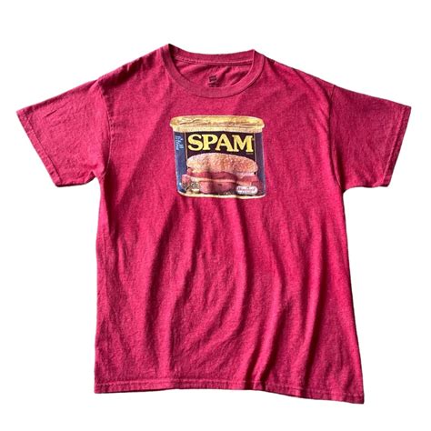SPAM S/S printed t-shirt M / スパム プリント Tシャツ | douraku. used clothing