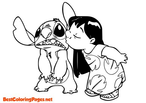 Lilo and Stitch coloring pages - Bestcoloringpages.net