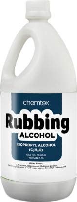 chemtex Isopropyl Rubbing Alcohol (IPA) - Pure Surgical Spirit Hand ...