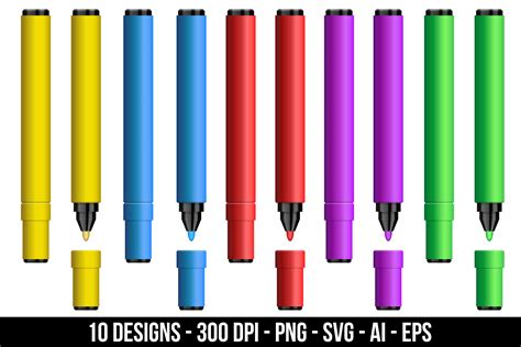 Markers Clip Art