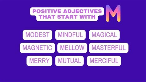 Adjectives That Start With M - Capitalize My Title
