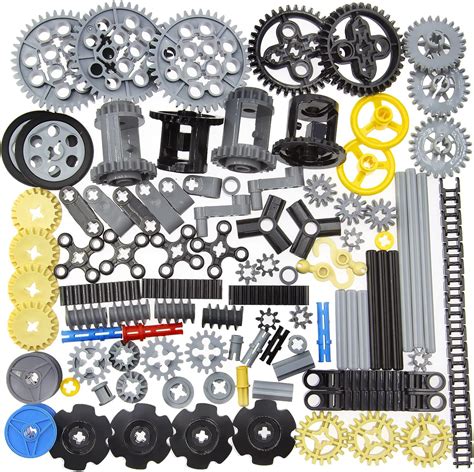 ASTEM 100+PCS Technic Gears and Axles Compatible with Technic-Sets ...