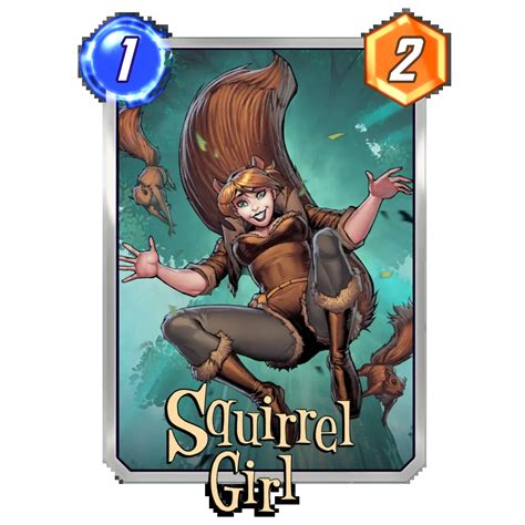 Squirrel Girl Marvel Snap Card Variant - Marvel Snap Zone