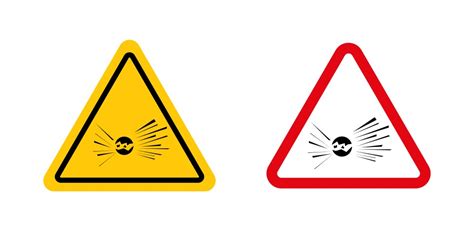 Explosive Hazard Sign 的图像结果