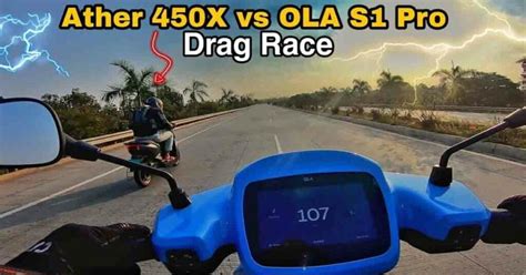 Ola S1 Pro vs Ather 450X – Drag Race In All Drive Modes » Car Blog India
