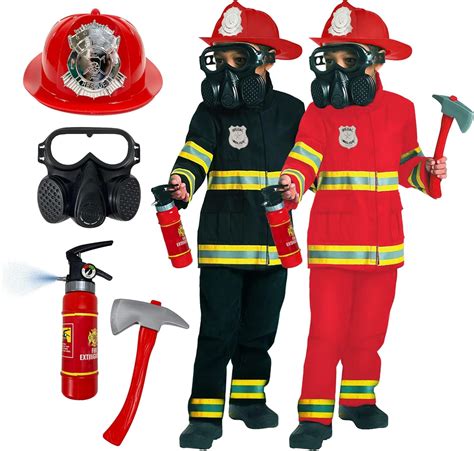 Kids Firefighter Costume - Morph Red Fireman Suit Philippines | Ubuy