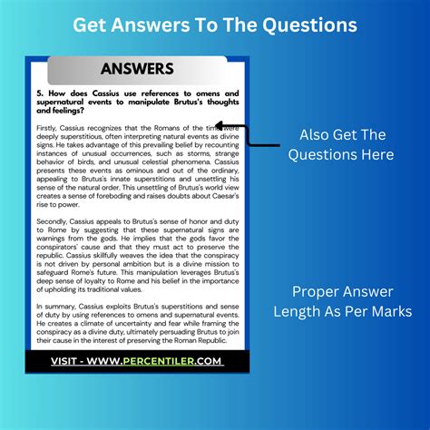 Julius Caesar Question Answers - For ICSE 2025 Exam