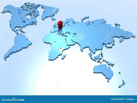 World Map, Country Of Germany Royalty Free Stock Photo - Image: 22246925