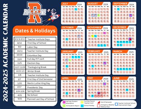 2024-2025 Academic Calendar | Rochester CUSD 3A