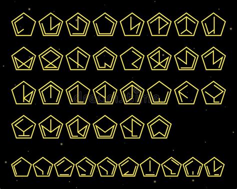 Alien Language Alphabet 的图像结果