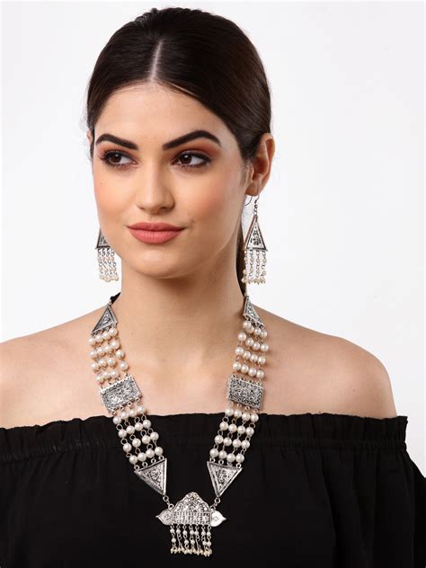 Attractive & Colourful Jewellery Set by ARRABI – ARRABI.IN