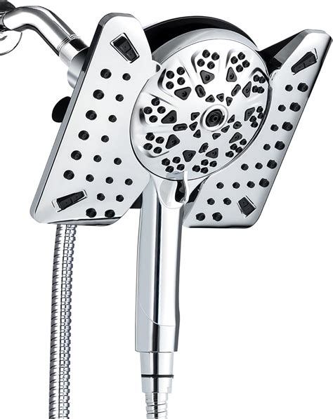INAVAMZ 2.5 GPM Shower Head with Handheld: 2-in-1 High Pressure Shower ...