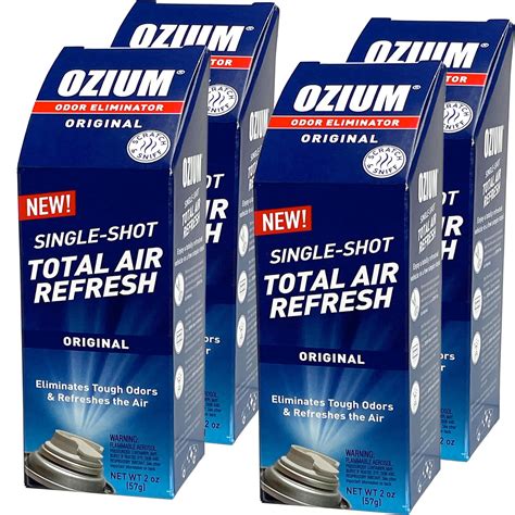 Buy Ozium Single-Shot Total Air Refresh 2oz Car Fogger Odor Eliminator ...
