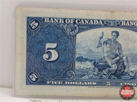 Bank of Canada $5 Bill 1937 : Coyne/Towers #ZC1785384 (See Pics for ...