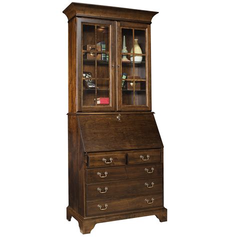 Antique Secretary Desk With Glass Hutch Value at Isaac Macquarie blog