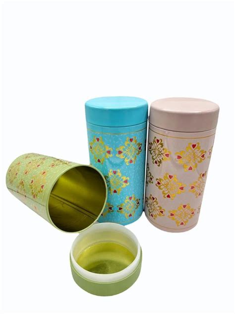 Tin Container - 66 mm Round Tea Tin Can Manufacturer from Sonipat