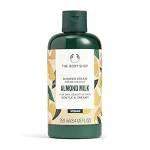 The Body Shop Almond Milk & Honey Soothing & Caring Shower Cream, 250 ...